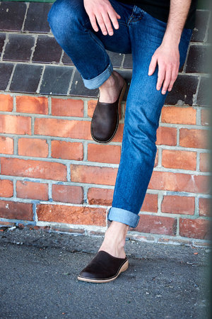 Slippers / Tofflor - Patrik 962 Brun fettad 962 703 | Docksta Sko