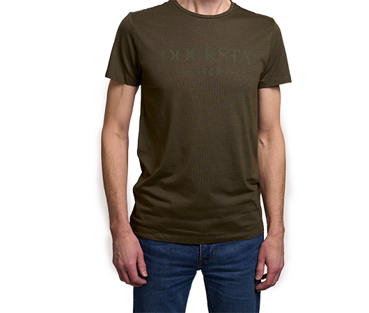 Kläder T-shirt Skogsgrön | Docksta Sko