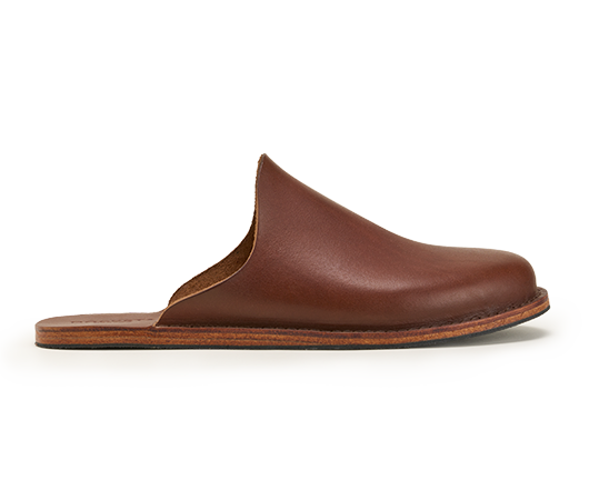 Slippers / Tofflor - Hector Brun vegetabiliskt garvad | Docksta Sko
