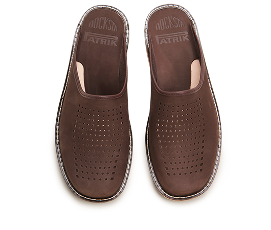 Slippers / Tofflor - Patrik 952 Espresso nubuck Nubuck | Docksta Sko