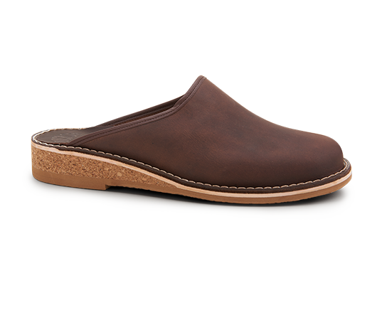 Slippers / Tofflor - Patrik 962 Brun fettad 962 703 | Docksta Sko