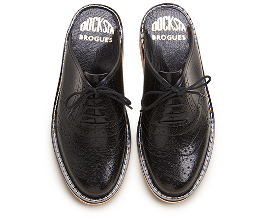 Slippers / Tofflor - Brogues 970 Svart | Docksta Sko