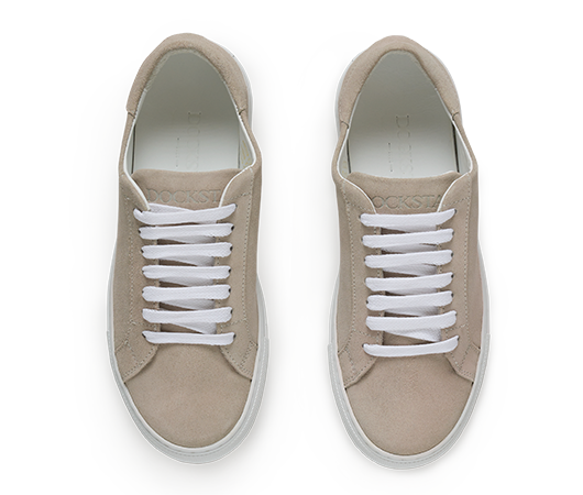 Sneakers dam Beige mocka Beige mocka | Docksta Sko