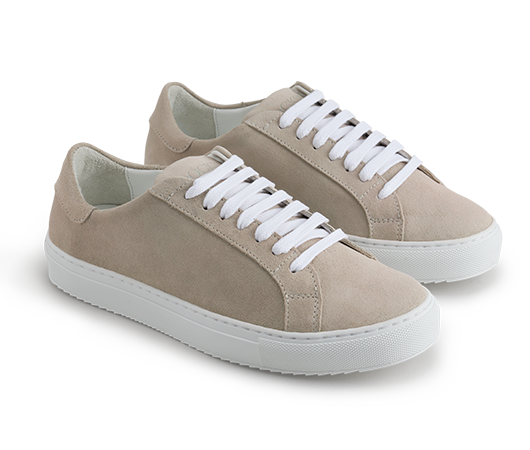 Sneakers dam Beige mocka Beige mocka | Docksta Sko