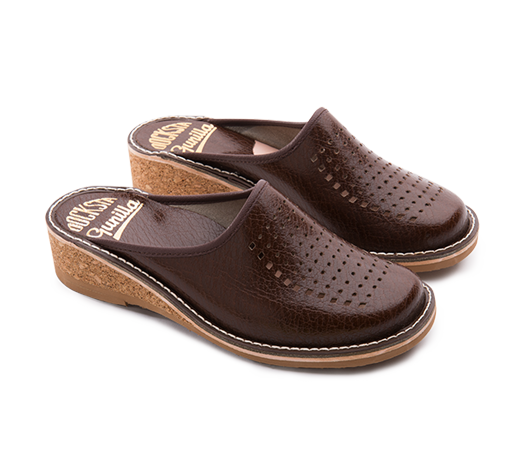Slippers / Tofflor - Gunilla 902 Brun 902 852 | Docksta Sko
